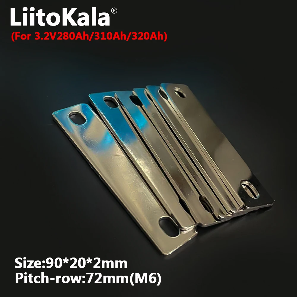 ขั้วต่อบัสบาร์ทองแดงสำหรับ280Ah Liitokala 3.2V LiFePO4 320A แบตเตอรี่ประกอบสำหรับจักรยานไฟฟ้า36V และแหล่งจ่ายไฟอย่างต่อเนื่อง