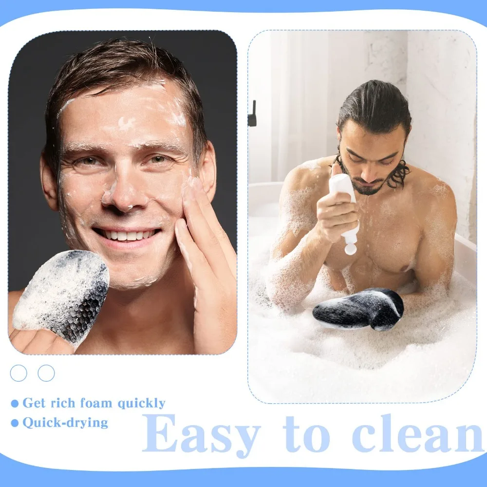 

1 шт., новые перчатки из ТПУ, сотовые чистящие перчатки, нежные отшелушивающие перчатки, скруббер, губка для душа, люфа, быстросохнущая