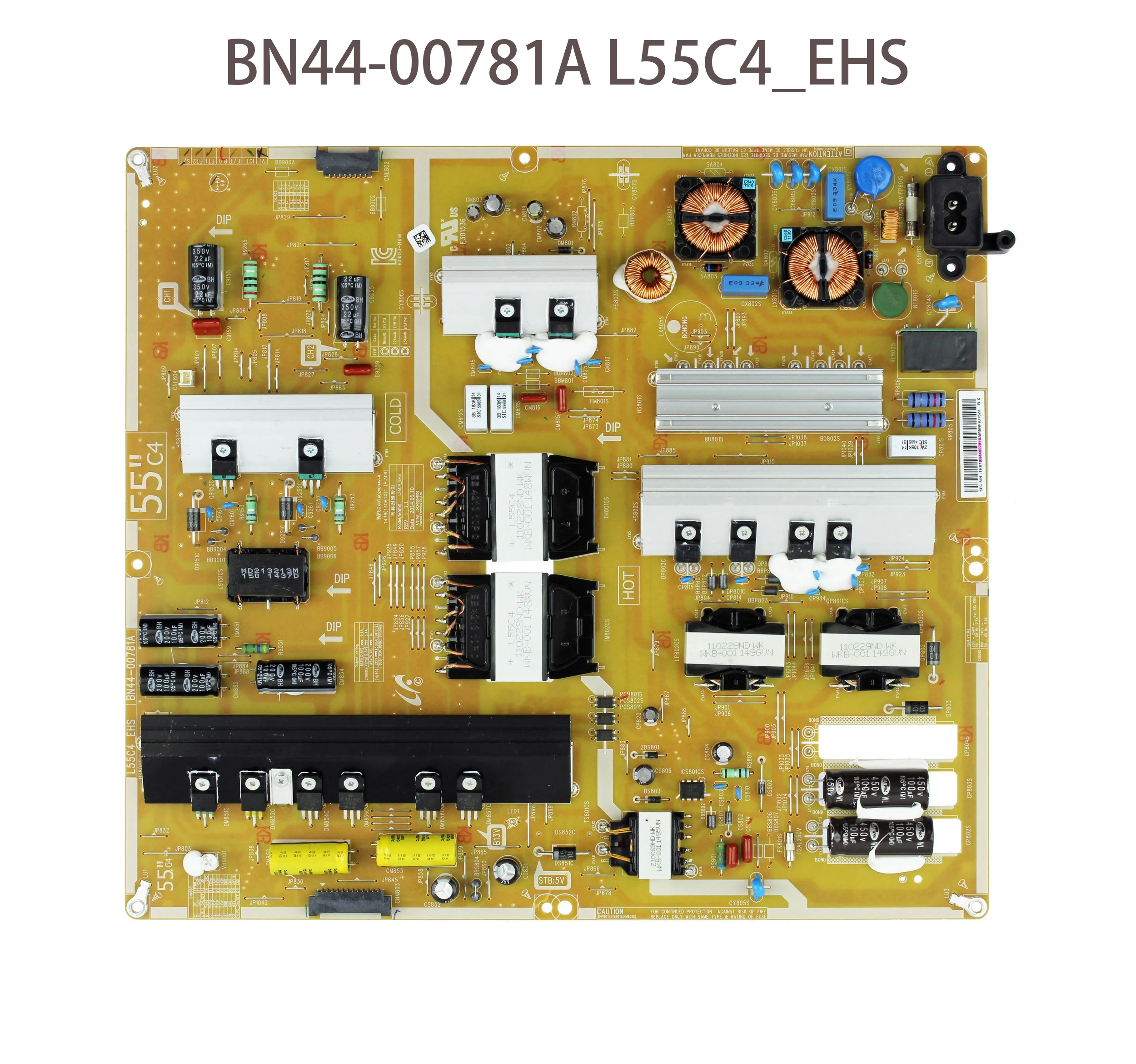 BN44-00781A L55C4_EHS Power Board is For UN55HU7200FXZA UN55HU7250FXZA UN55HU7200F UN55HU7250F UE55HU7200S 55 Inch TV Supply