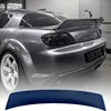마쓰다 RX8 Mspeed JDM GT 리어윙 트렁크 리얼 탄소 섬유 블랙 스포일러, 럭셔리카 로고 윙 수정 GT 스타일, 2004 - 2011 용 5
