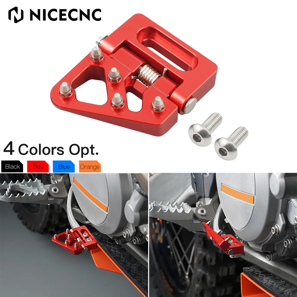 

NICECNC For Beta RR 300 RR 250 2013-2023 Folding Rear Brake Pedal Step Tip Plate RR-S 390 430 450 480 500 X-Trainer 300 250