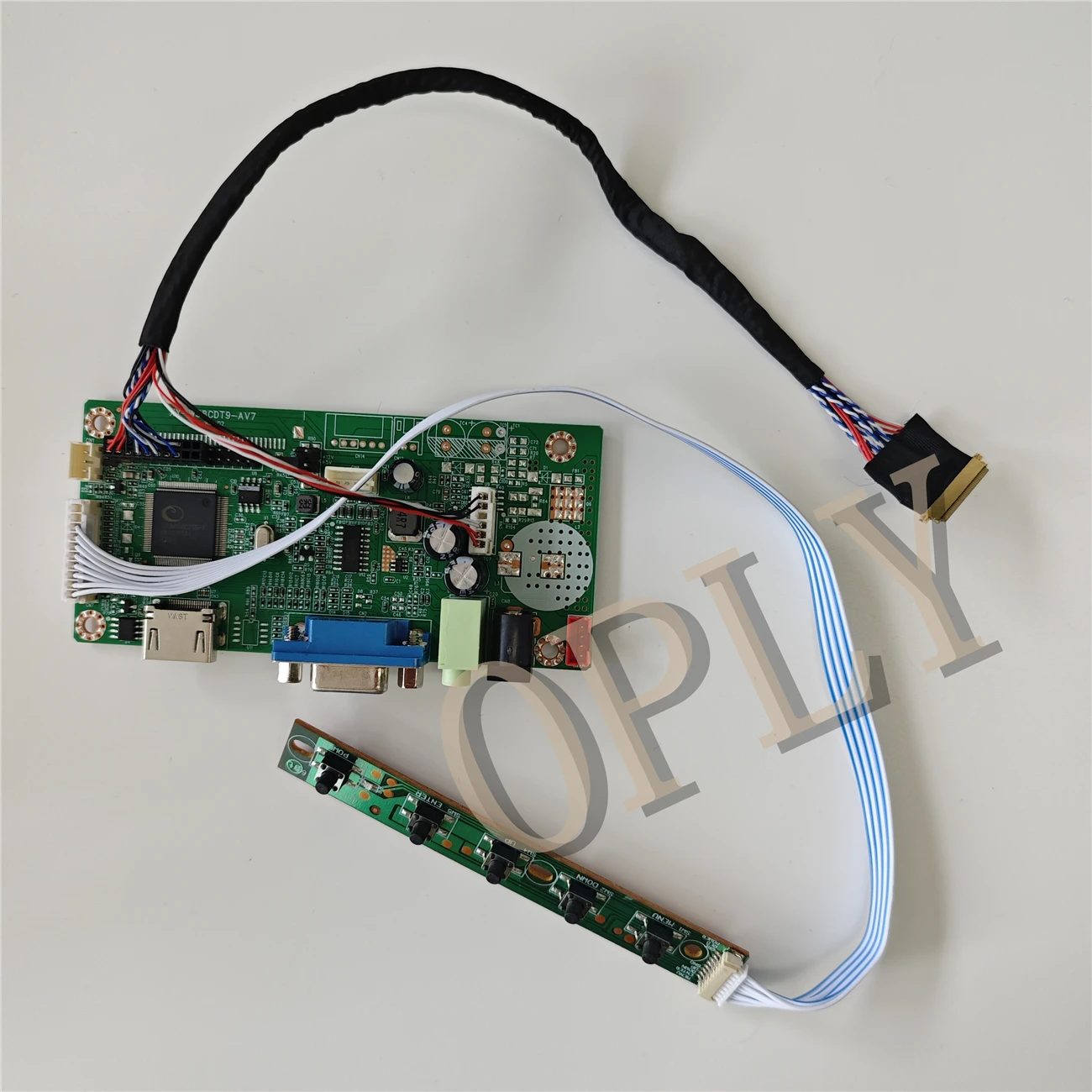 

For HSD101PFW2 HSD101PFW2-A00 HSD101PFW2-B00 1024X600 10.1" LED Screen monitor DIY 58C Controller board HDMI-Compatible VGA