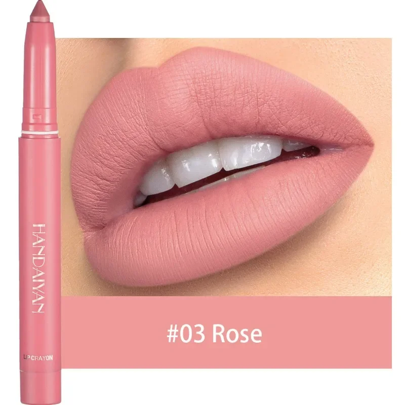 12 colours Matte Lipliner Pencil Waterproof Plumping Stain Lipstick Natural Nude Pink Lip Liner Outline Lips Contour Makeup new