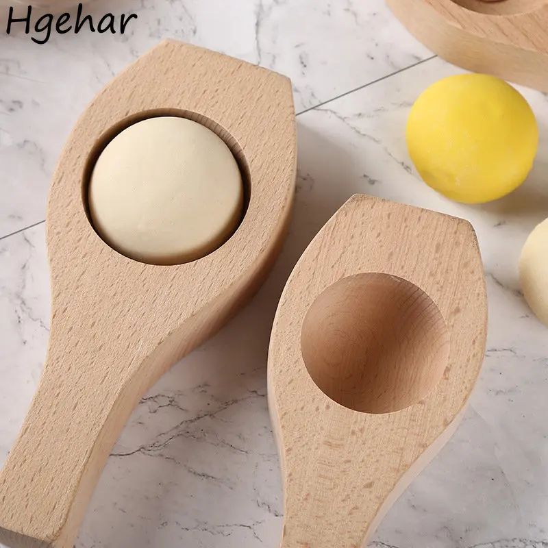 Wooden Moon Cake Molds Non-stick Traditional Pastry Biscuit Steamed Buns Maker Moulds DIY Manual Chocolate Baking Tools Kitchen