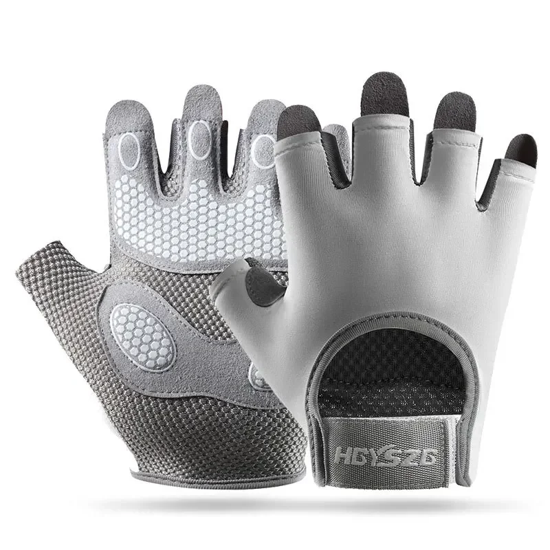 

1 Pair Gym Body Building Training Fitness Gloves Sports Weight Lifting Exercise Slip-Resistant Gloves for Women Men Yoga Gloves