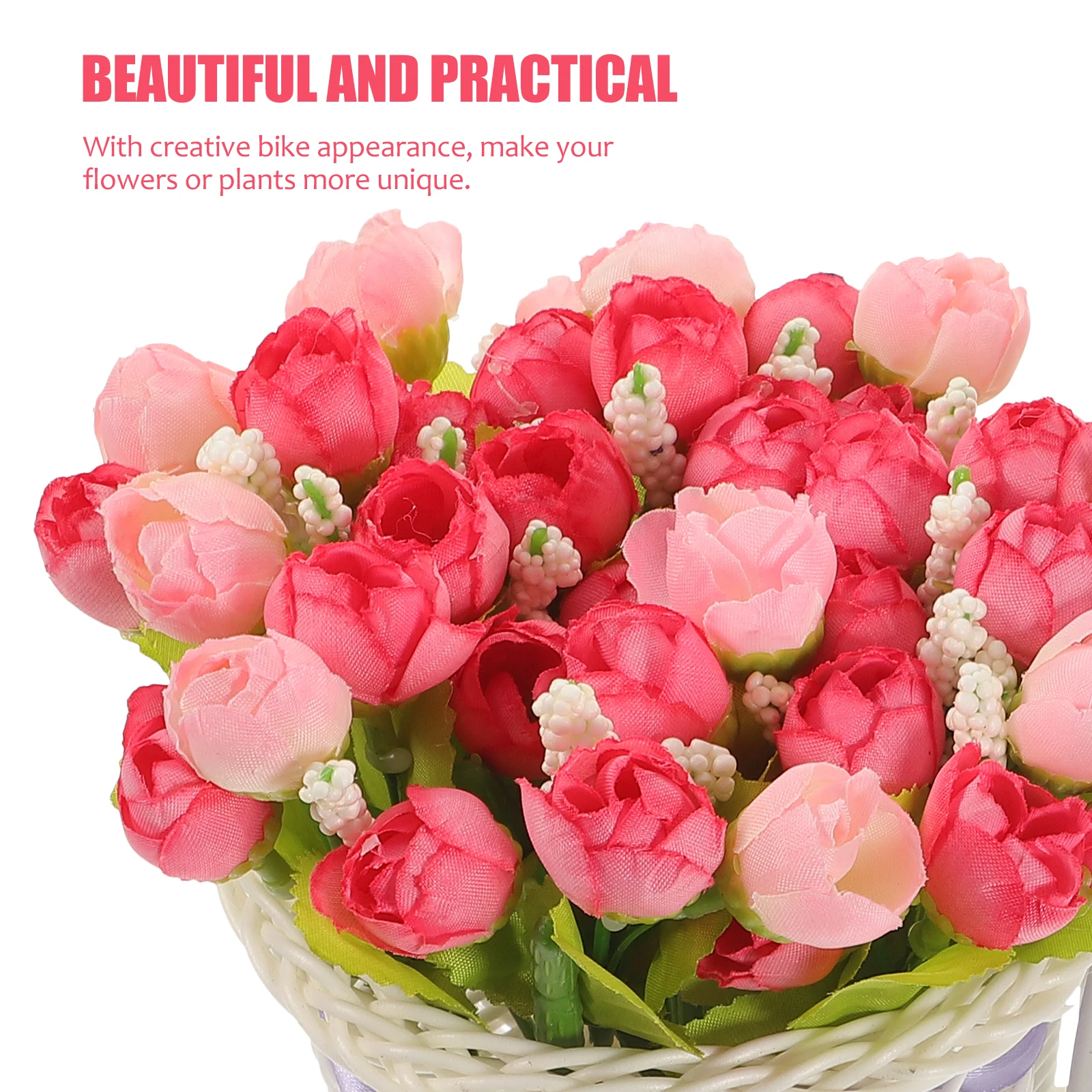 

1Pcs Desktop Decor Flower Rack Bike Inspired Plant Holder Keeps Space Tidy Ideal for Bedroom Living Room Stylish Flower Shelf