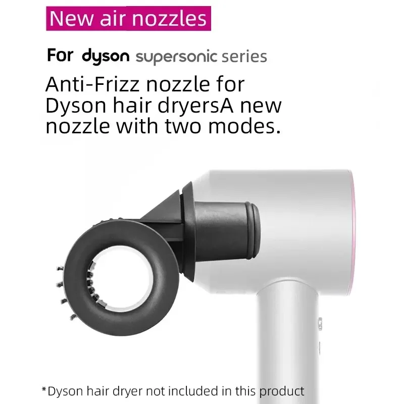 หัวฉีดป้องกันการบินสำหรับ Dyson เครื่องเป่าผมเหนือเสียง HD15อุปกรณ์เสริมเครื่องเป่าแบบฟลายอเวย์ใหม่200 ℃ โดยไม่หลอมละลาย