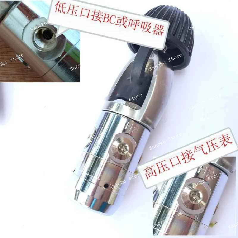 منظم الرأس الأساسي لتقليل ضغط الغوص معدات منظم التنفس لتقليل الضغط الأساسي #2