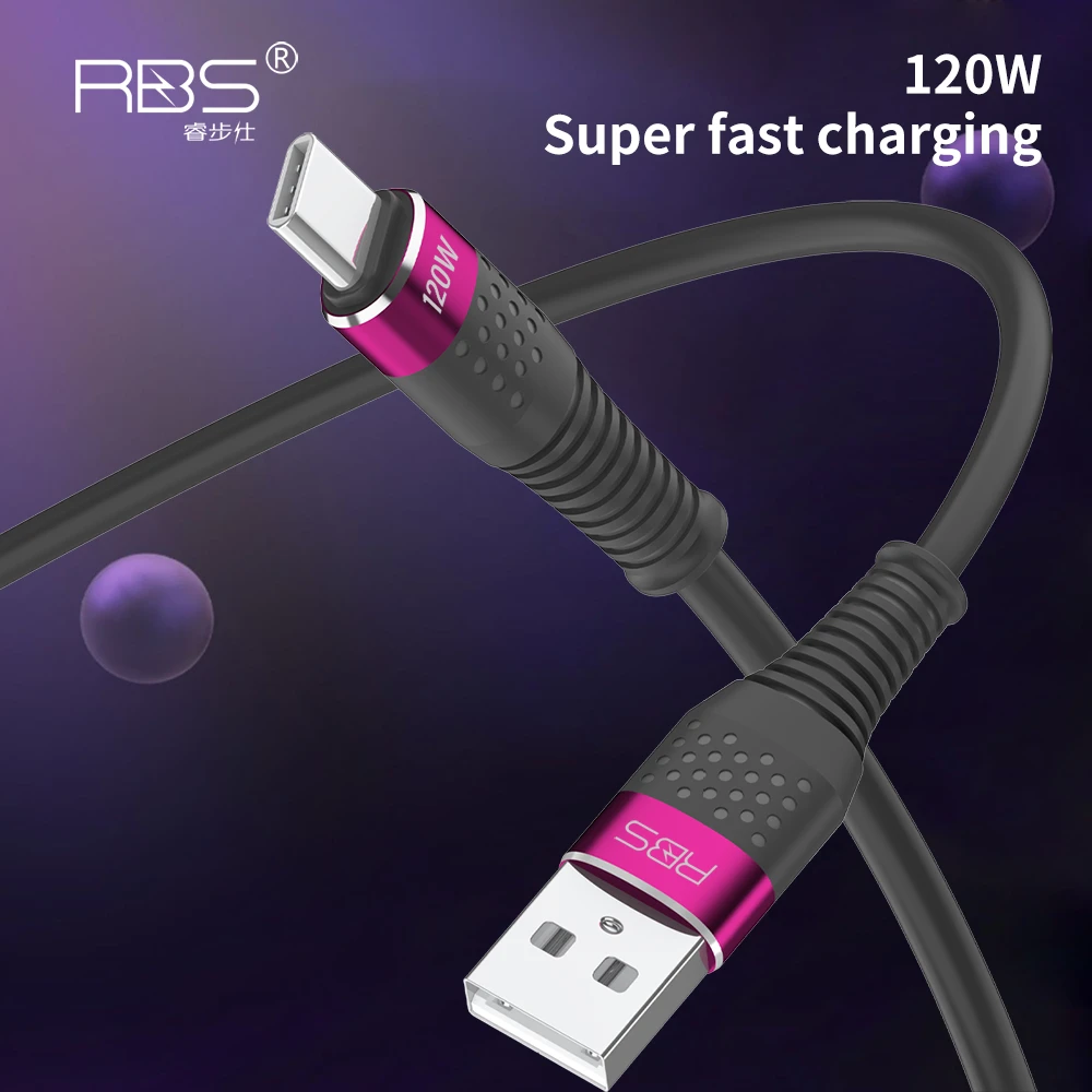 

6A 120W type-c to type-cUSB Fast Charger Cable For iPhone 14 Micro USB Charging Cable For iPhone Huawei Samsung Xiaomi Wire Cord