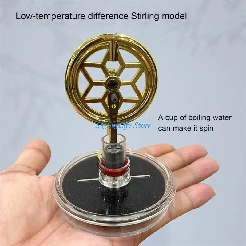 E65E Stirling Engine Model Low Temperature Difference Teaching Tool For School Labs