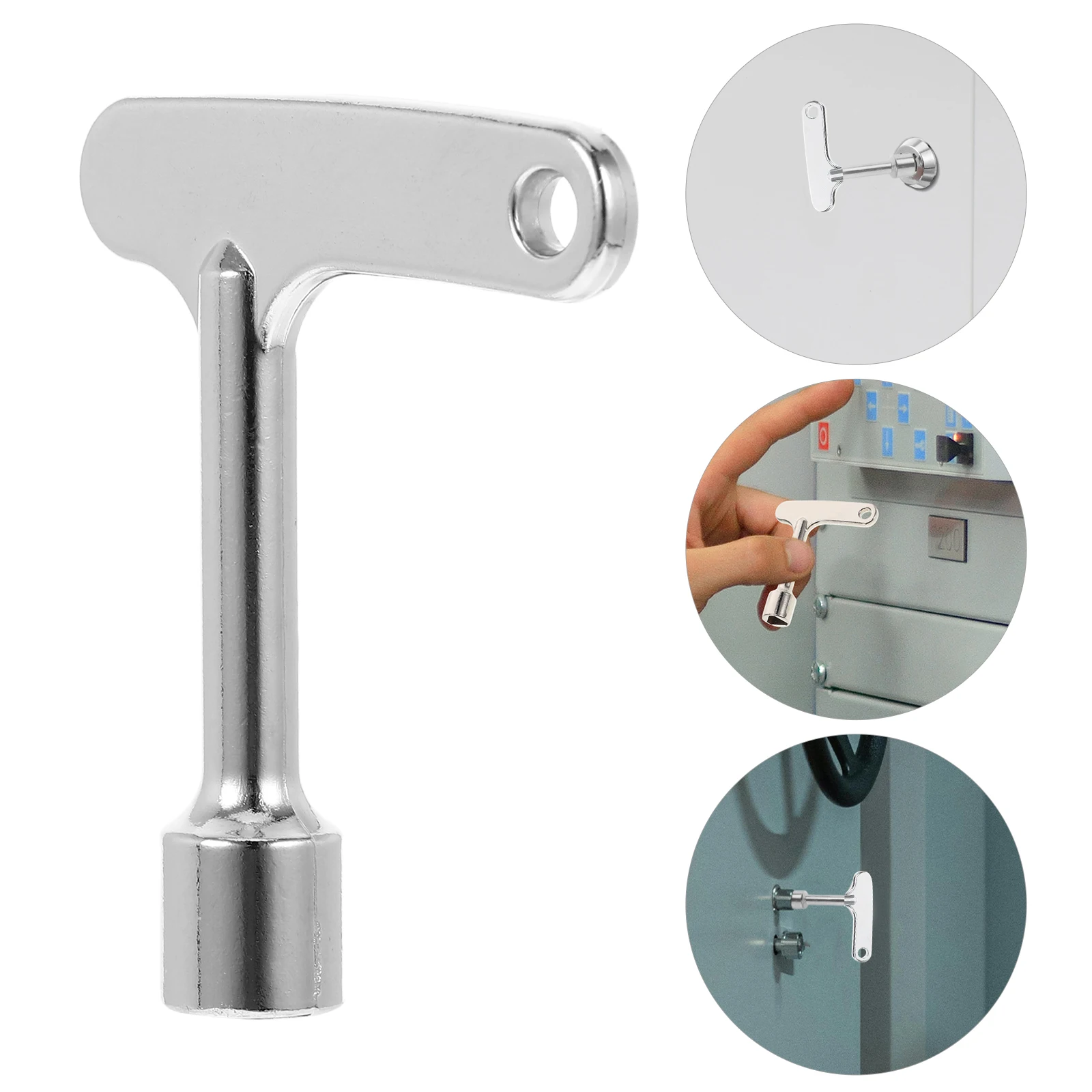 Universal Elevator Stainless Steel Triangular Door Release Tool Heavy Duty Emergency Key For Maintenance Compact Wear
