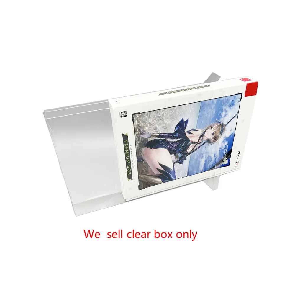 Clear transparent box For Switch for BLUE REFLECTION game limited edition    Display storage PET Box