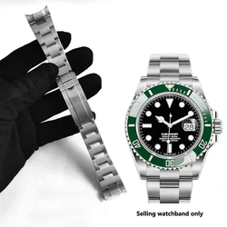 Watch Bracelet for Rolex DAYTONA GMT SUBMARINER Watch Accessories Strap Metal 904 Solid Stainless Steel Watchbands 20mm