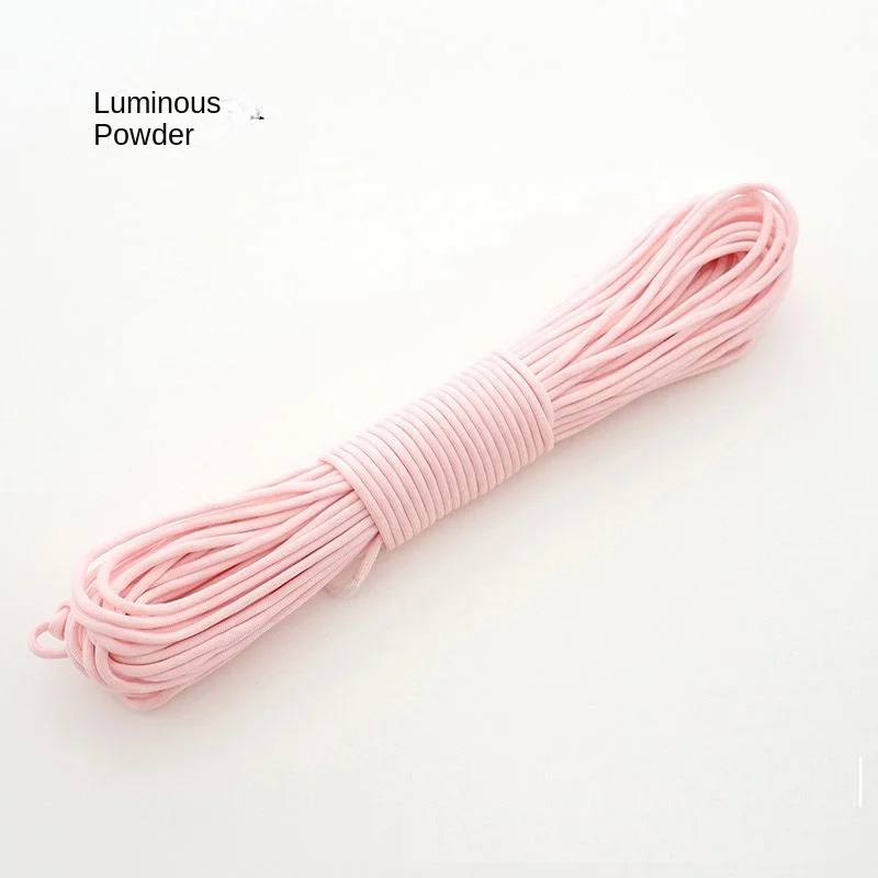 9-Core 550 Luminous 4mm Paracord Rope Nylon Tactical Survival Parachute Cord for Nighttime Outdoor Utility Camping Tent Cord