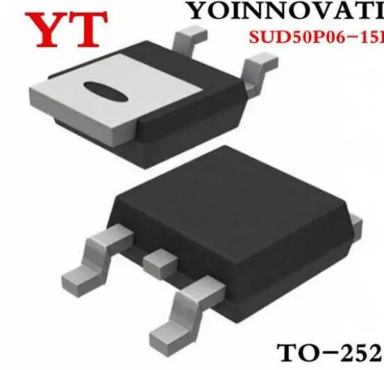 600pcs/lot SUD50P06-15L SUD50P06 50P06-15 50P06 TO-252 IC Best quality