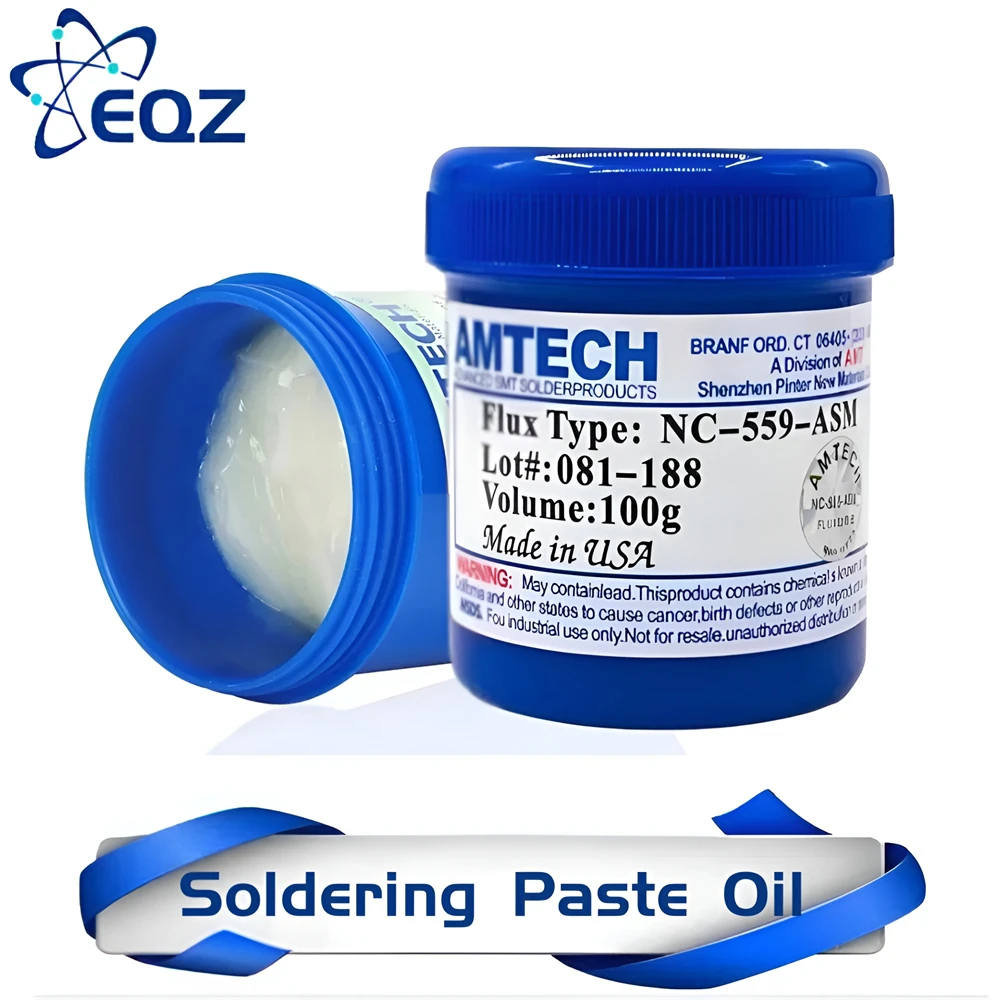 NC-218-ASM Original Solder Paste Welding Fluxes 100g Lead Free Soldering Iron Paste 100% Original AMTECH