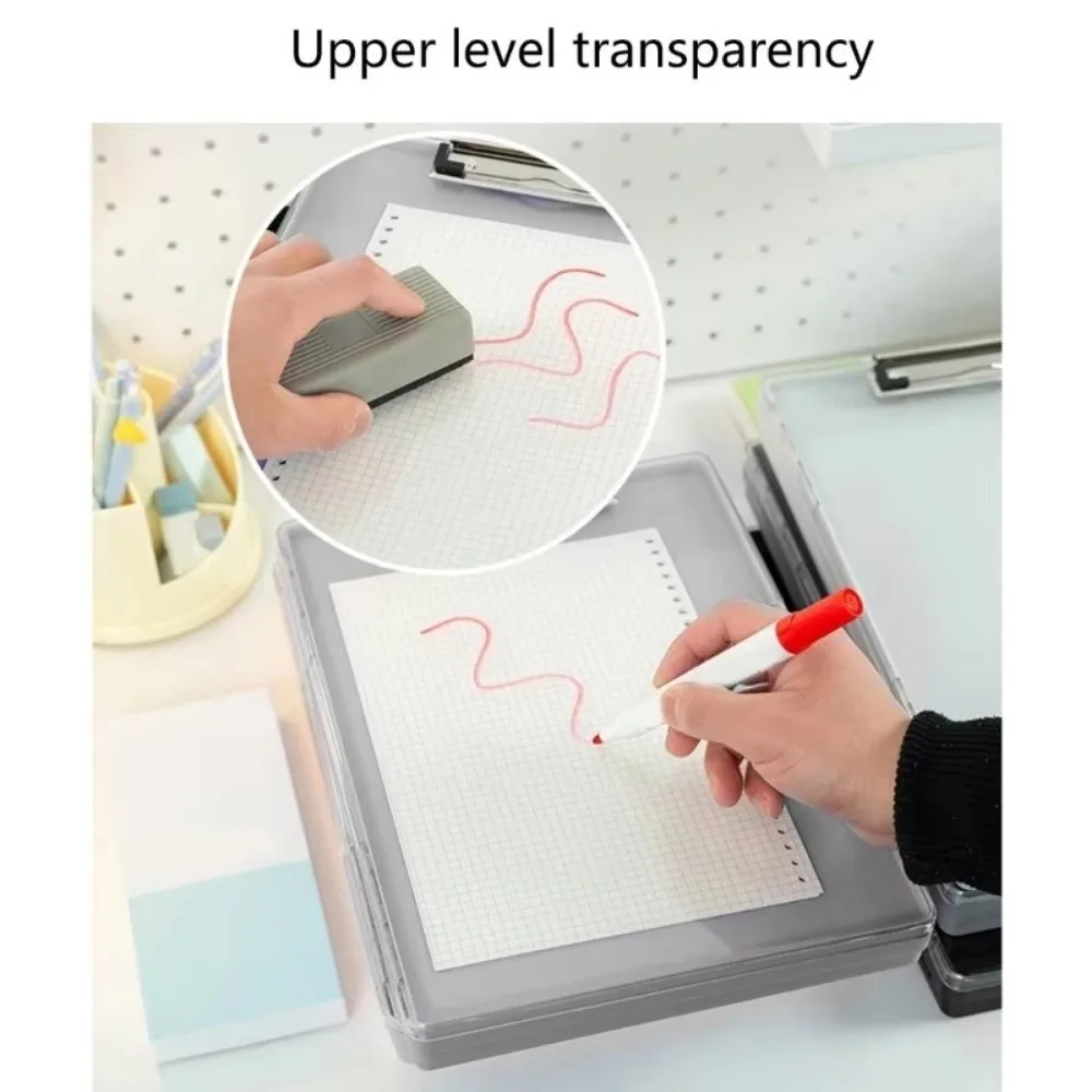 

Portable Folding Storage Clipboard Heavy Duty Plastic Nursing Clipboard High Capacity Storage Space Clip Board School Office