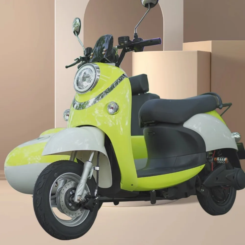 Electric vehicle adult electric motorcycle, three-wheeled turtle scenic spot 72V long battery life can be licensed