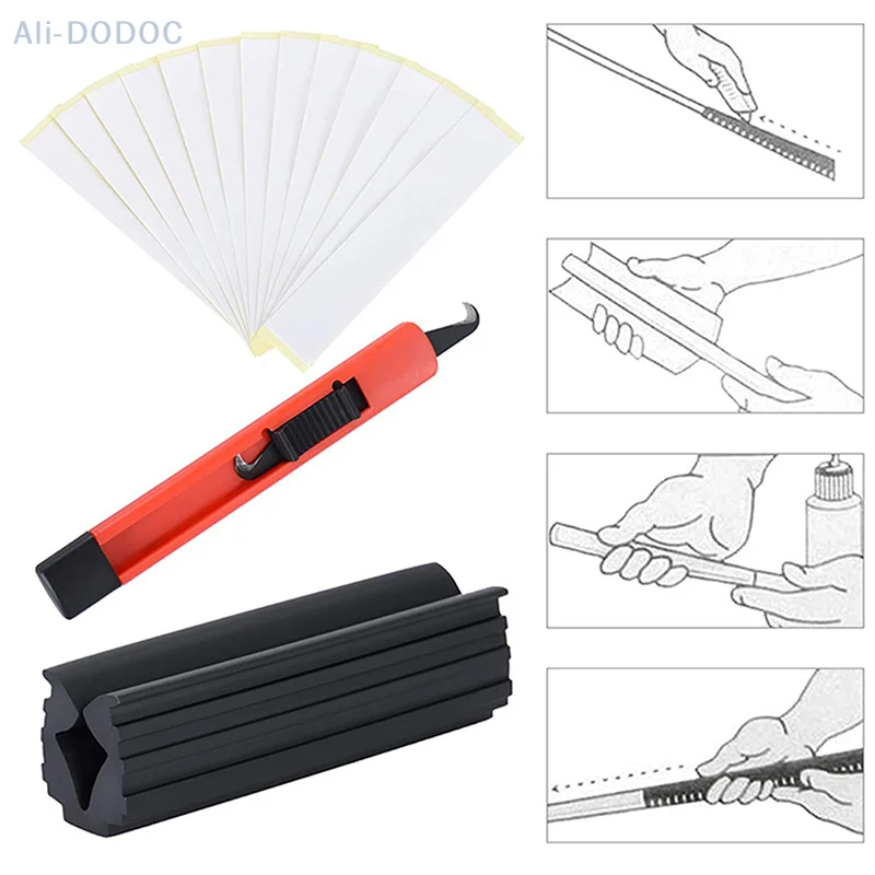 Golf Club Grip Kit Repair Spray Solvent Replacement Double Sided Adhesive Tape Tool for Regripping Golf Clubs