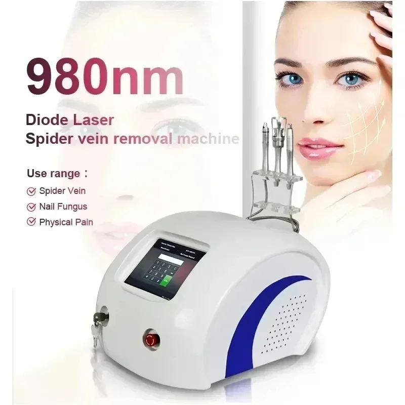 980 Nm diode laser for nail fungus treatment / varicose veins physiotherapy