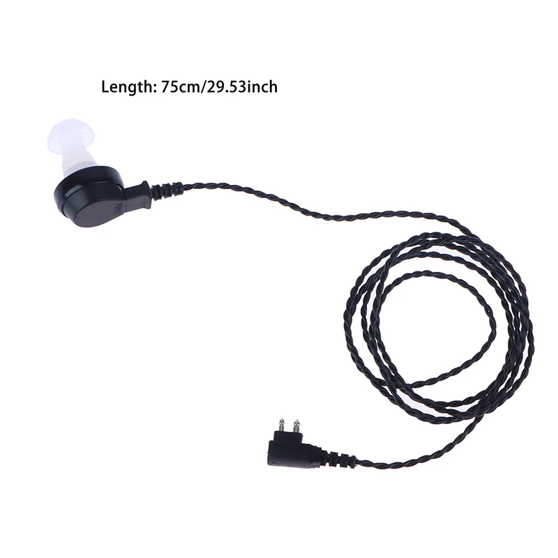 1Pcs Hearing Aid Unilateral Cord Wire+BTE Hearing Aid Receiver (2 pin) Amplifier Speaker Replacement Part