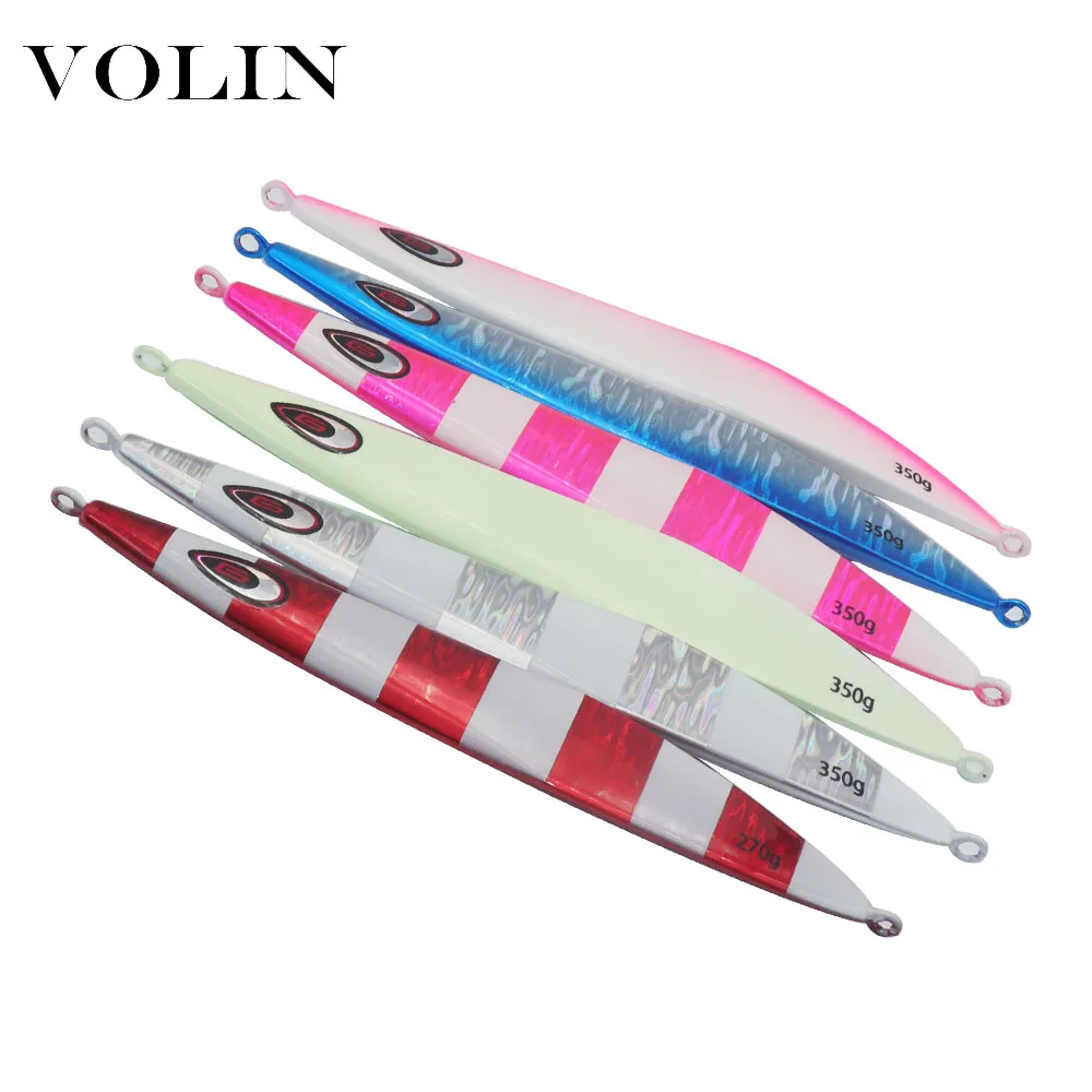 volin metal pesca isca 450g jigging lento isca dura equipamentos de pesca maritima novo pcs 01