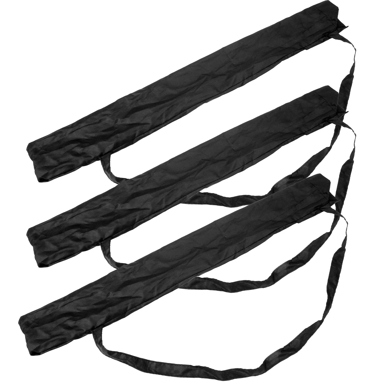 3-teilige wasserdichte Regenschirmabdeckungen, faltbar, leicht, langlebig, tragbar, lange Regenschirm-Aufbewahrungstaschen für Outdoor-Arbeitsreisen