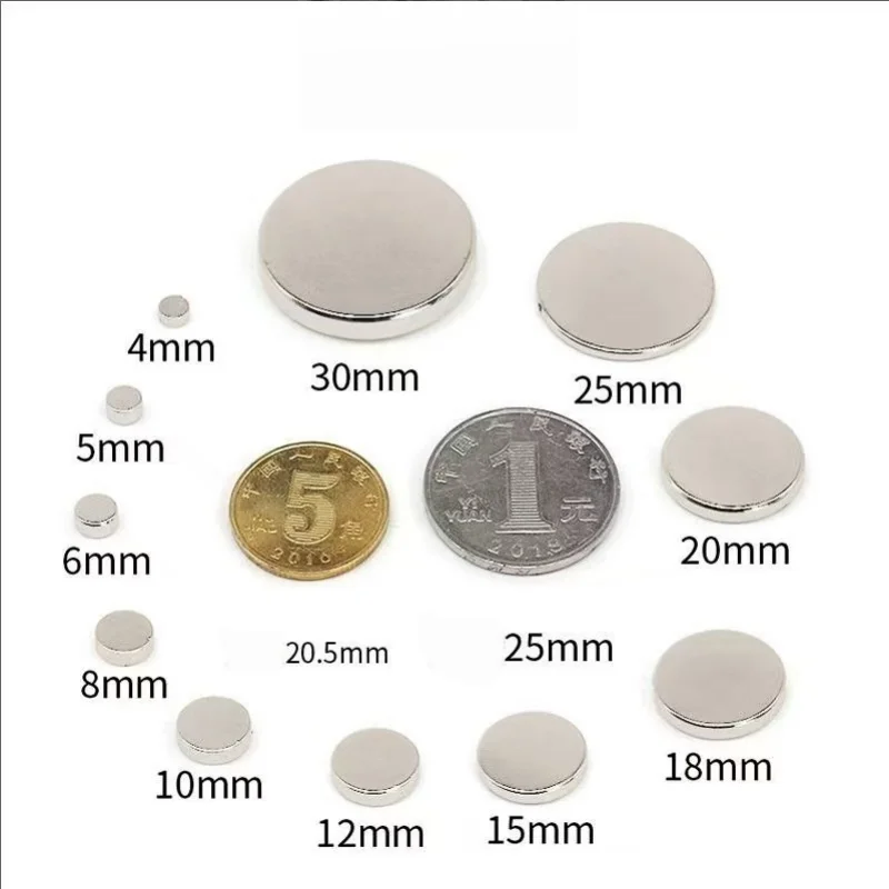 20x10mm Powerful Magnets Strong Round Magnets for Fridge, DIY, Building, Scientific  22x10 10*10 12*10 15*10  25*10 30x10 18x10