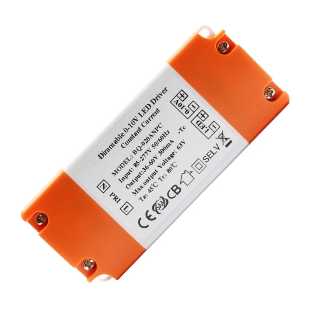 0 10V For Pwm LED Driver Power Supply 36 60V 300mA Constant Current Dimming Adapter For Downlight Track Ceiling Panel Light