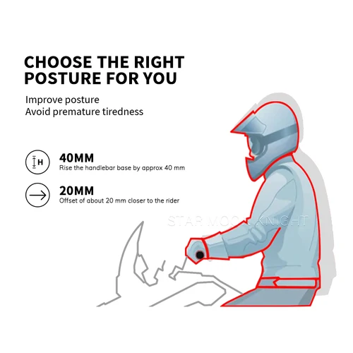 Imagen 2 del producto Adaptador de extensión de abrazadera de barra de mango de arrastre elevador de manillar de motocicleta para BMW F800GT F 800 GT 2012- F800GS F 800 GS Adv 2007 - 2017