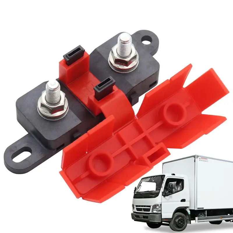 

Auto Fuse Block Large Fork Bolt Type Fuse Box Large Fork Bolt Type Fuse Box Safety Plate Base Car Carrier Fuse Box For RV And