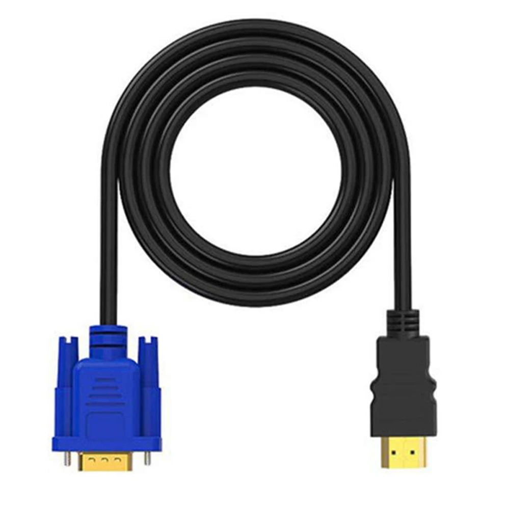 VGA/SVGA D-Sub Male Cable HD-15 D-SUB Video Adapter Cord Extension Computer Monitor For Laptops PC Monitor Desktops HDTVs