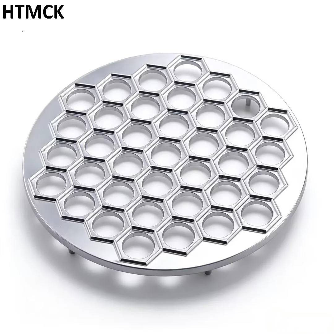 Aluminum 37-Hole Ravioli Maker Dumpling Press Mold, DIY Homemade Pasta Dumpling Wrapper Tool, Multi-use Pastry Dough Press Kitch
