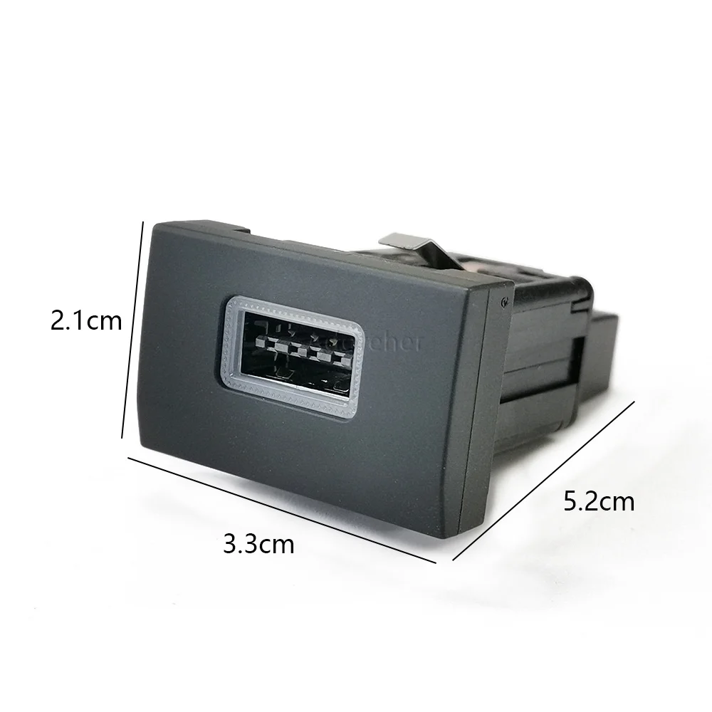 Fit for VW Polo 2011-2013 Car USB Input Adapter Socket Audio Radio U-disk Flash Socket Interface Adapter with Cable