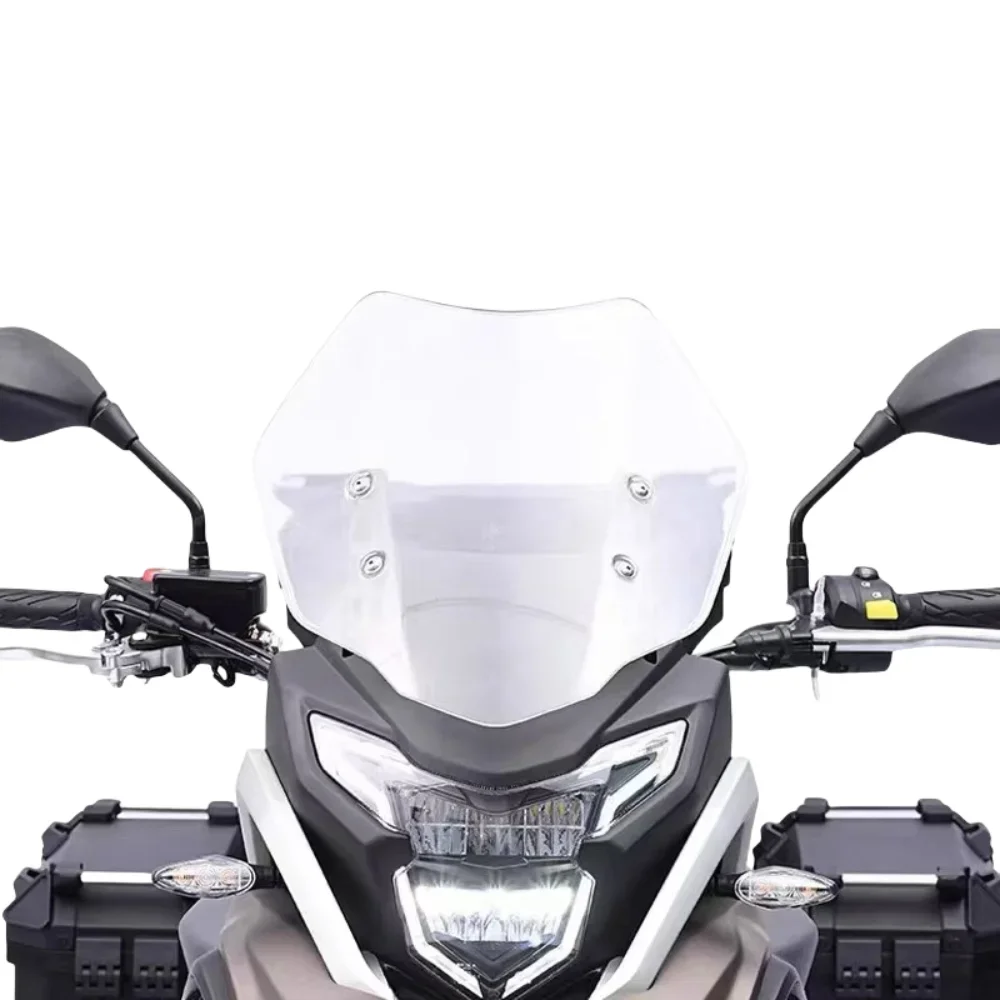 The New Model Is Suitable for Colove Ky500X Motorcycle Motorcycle Front Windshield Transparent Windshield Suitable for Colove Ky