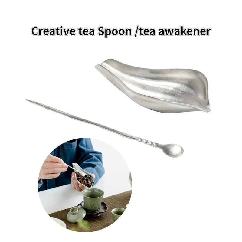 

Creative Tea Spoon /tea Awakener Home Interior/Living Room/study/Office /teahouse Supplies Accessories Residue Removal Leaf Tool