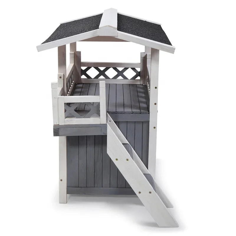 Luxury hot selling outdoor large wooden kennel dog house pet cage  pet house