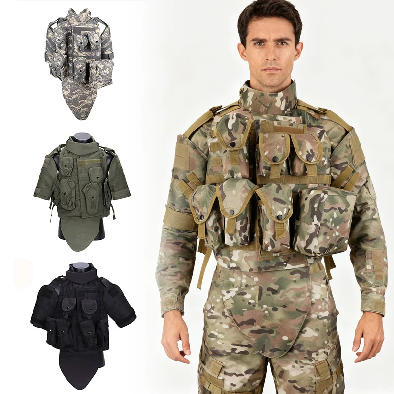 

Adjustable Tactical Training Vest Military Heavy Protective Vest Outdoor Combat Equipment Dark Zone Breakout Role-Playing Vest