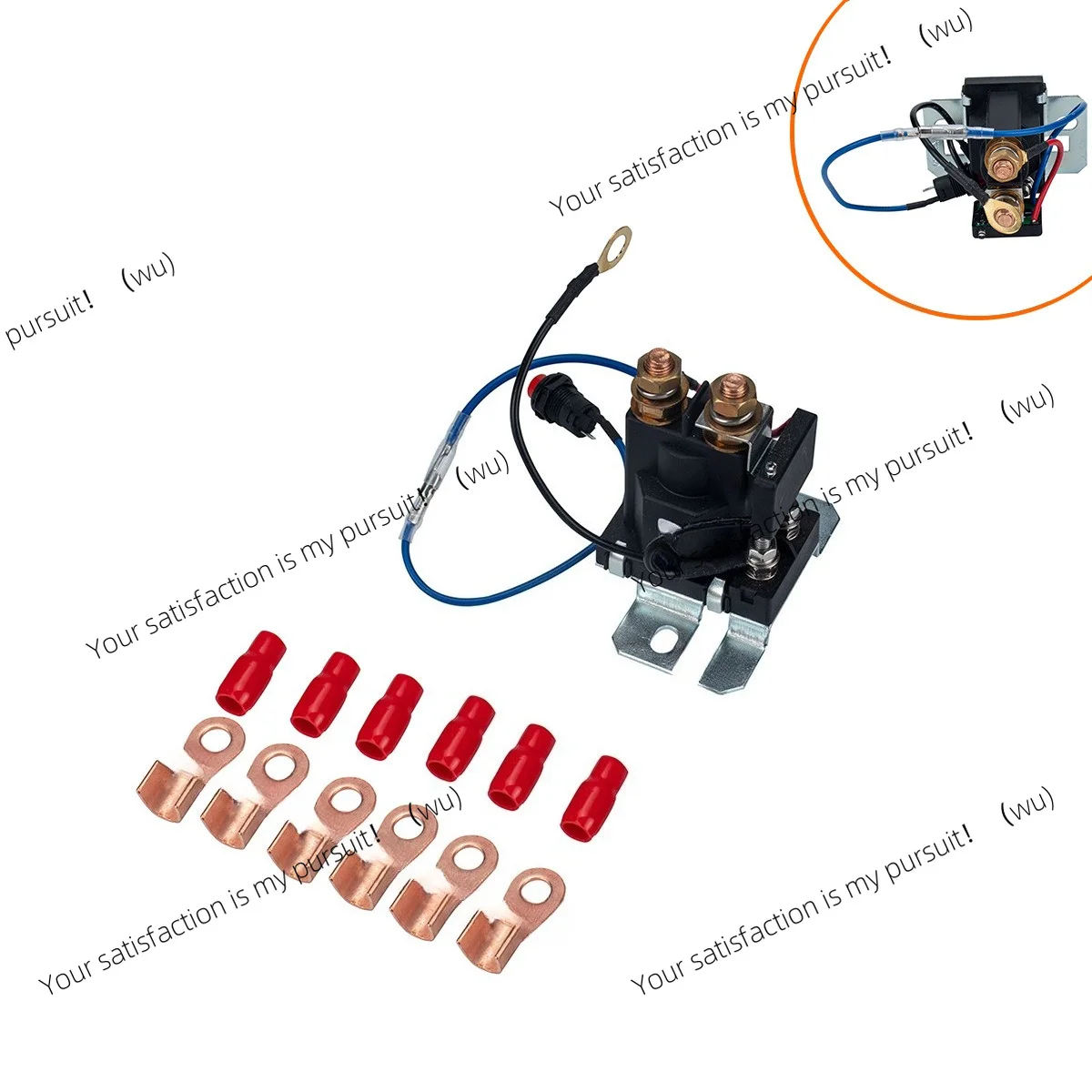 Suitable for 12V/200A automotive dual battery isolation protection relay, with terminal sheath