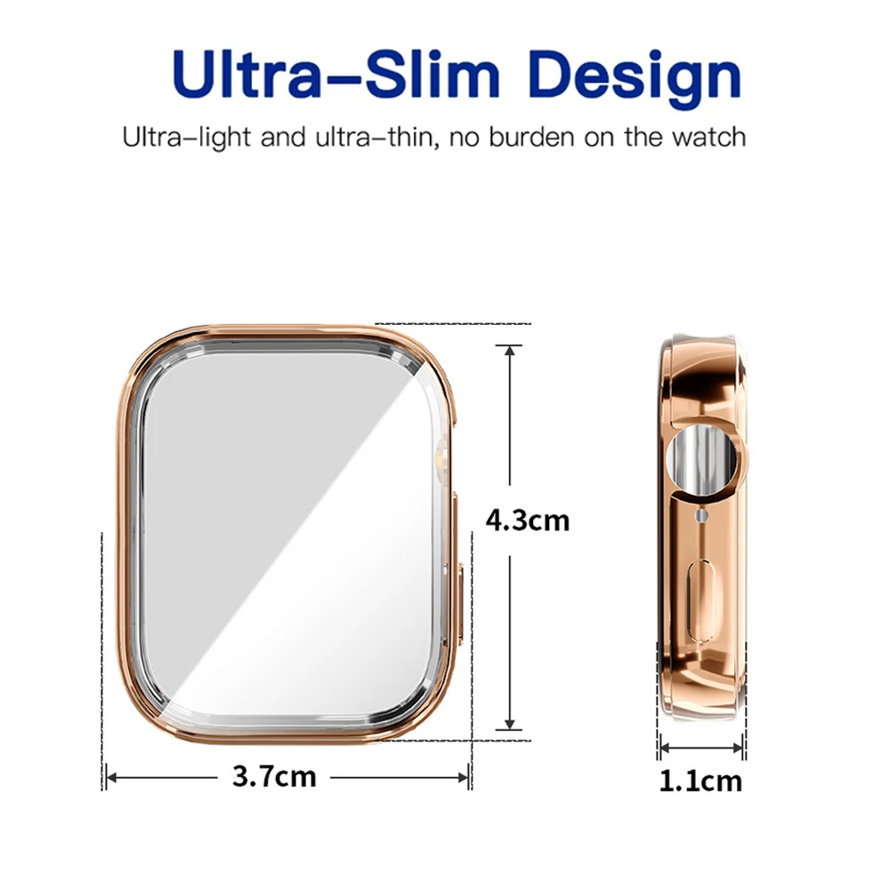 TPU Screen Protector Case For Huawei Watch Fit 3 Accessories Plated All-Around Screen Protective Watch Cases For Huawei Fit 3