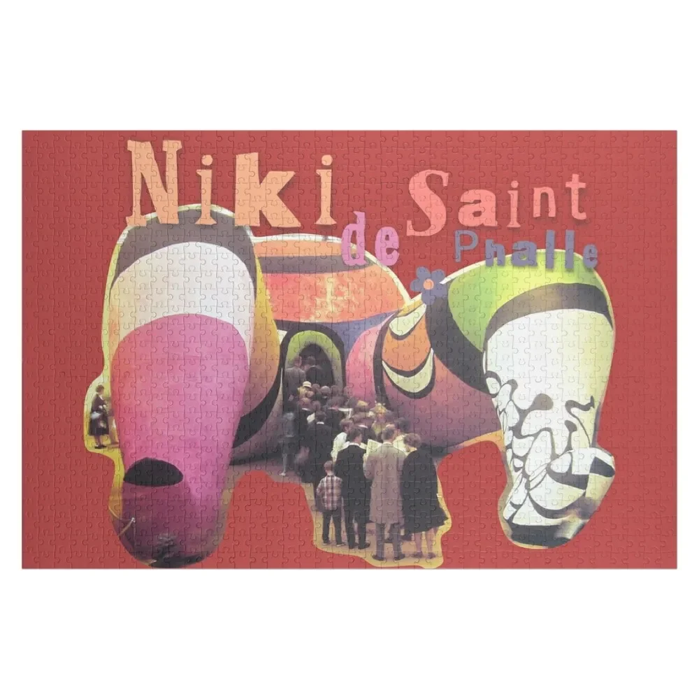 

niki de saint phalle Jigsaw Puzzle Diorama Accessories Personalized Gift Married Scale Motors Custom Wood Puzzle