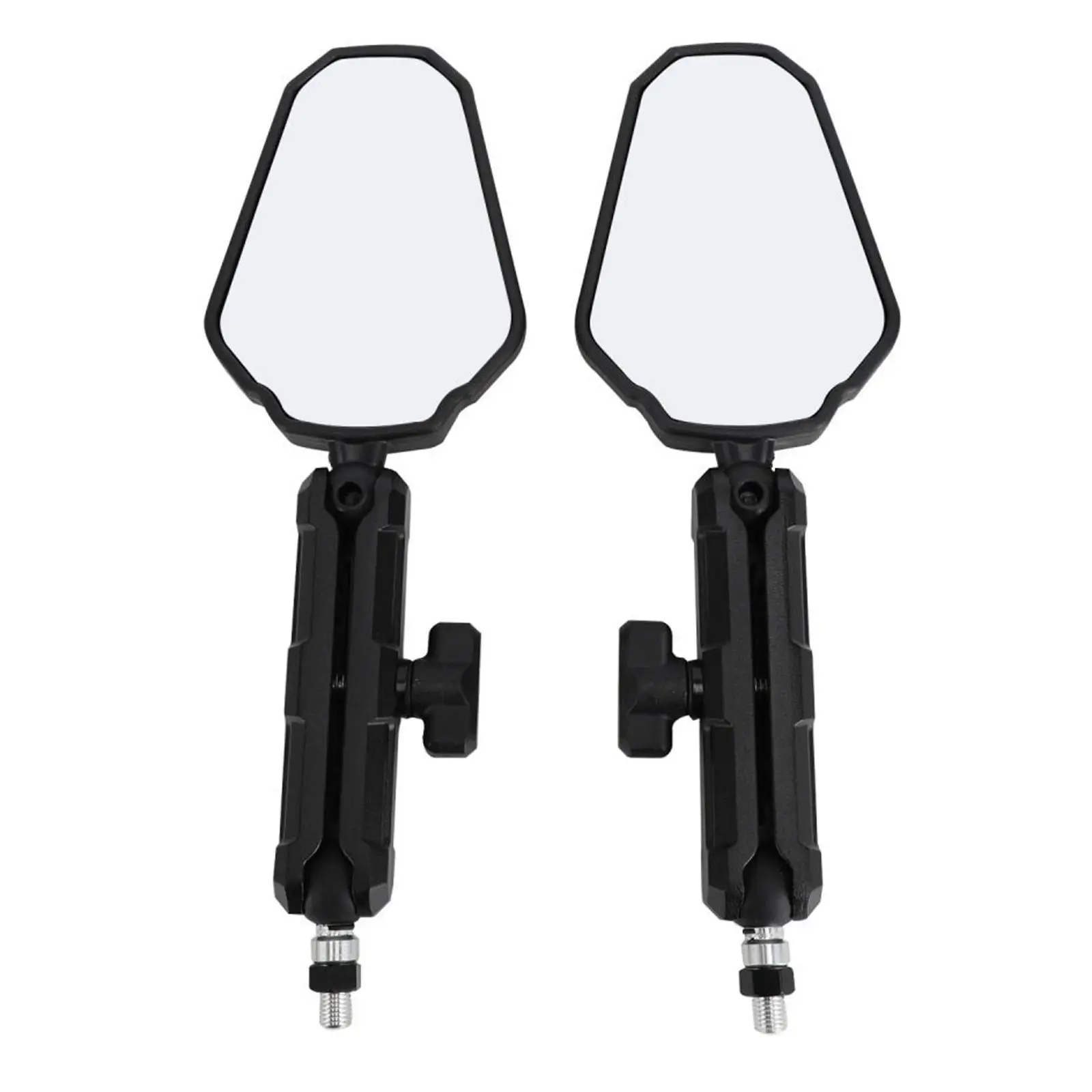 2 Pieces Generic Motorcycle Rear View Mirror Replace Parts Side Mirrors