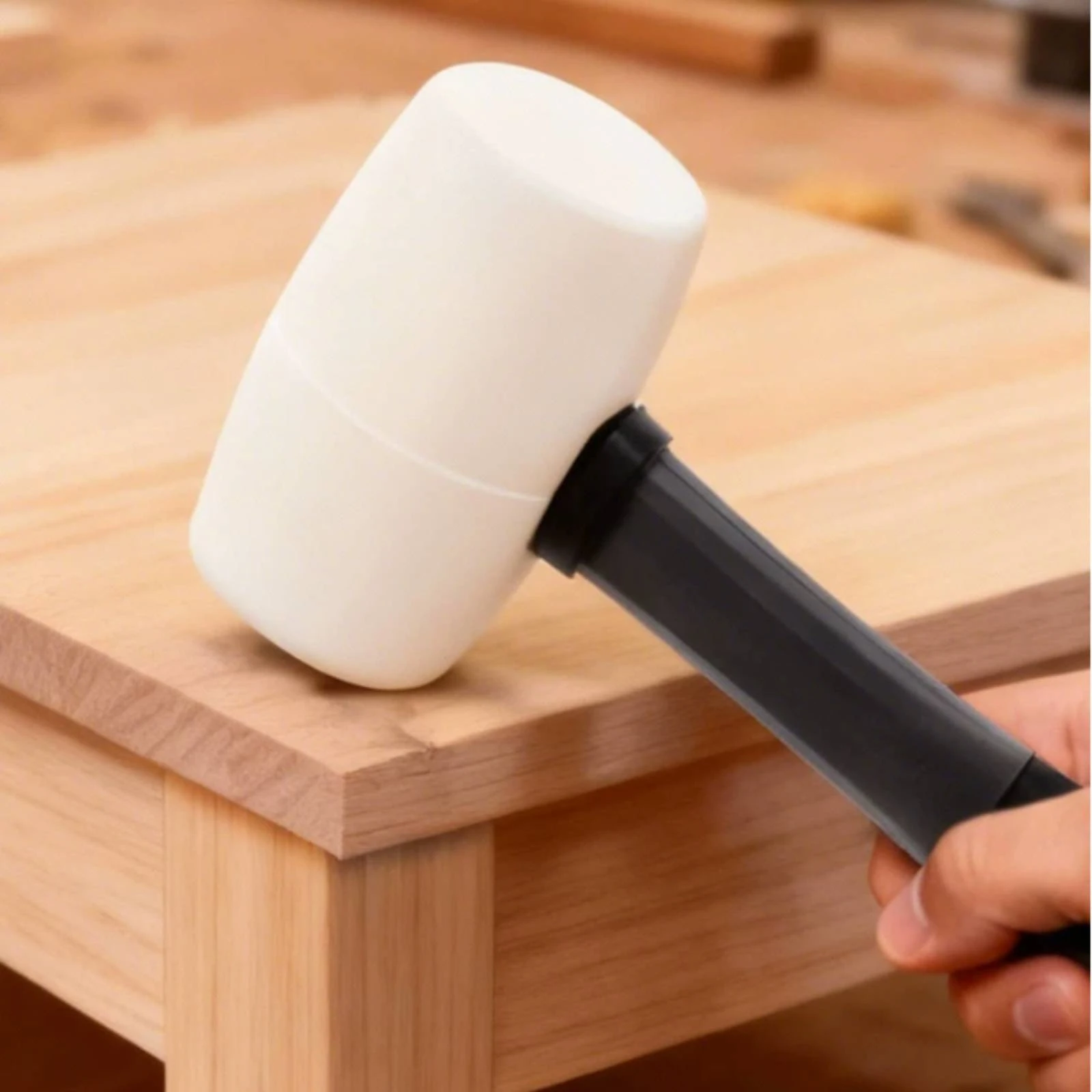 

Rubber Mallet Scratchscratch-Resistant Rubber Hammer Non-Marring Mallet Lightweight Non-Marring Hammer Long-Lasting