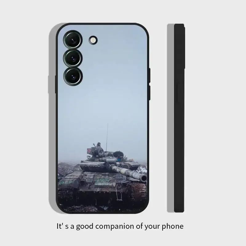 Battle Tank War Phone Case For Samsung Galaxy,S,23,22,21,20,10,e,9,8,7,6,5G,plus,edge,ultra,lite Black Soft Cover