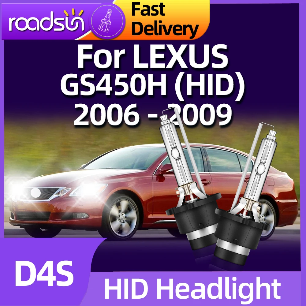 

Roadsun Original Xenon Bulb HID Light D4S Auto Lamp 35W Car Headlight 6000K For LEXUS GS450H 2006 2007 2008 2009