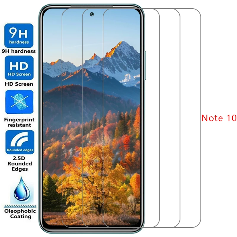 Чехол для телефона Xiaomi Redmi Note 10 4G/5G, защитное стекло для Redmi Note 10, задняя крышка для Xiaomi Redmi 10