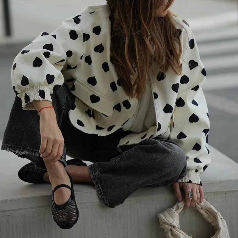 

Women's Clothing 2025 Autumn New Item Women's Long Sleeved Fashionable Printed Jacket Casual