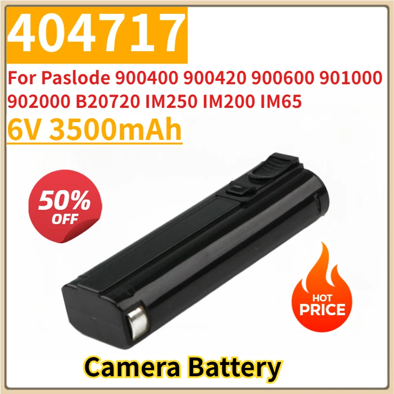 

New Replacement Battery 6V 3500mAh 404717 for Paslode 900400 900420 900600 901000 902000 B20720 IM250 IM200 IM65