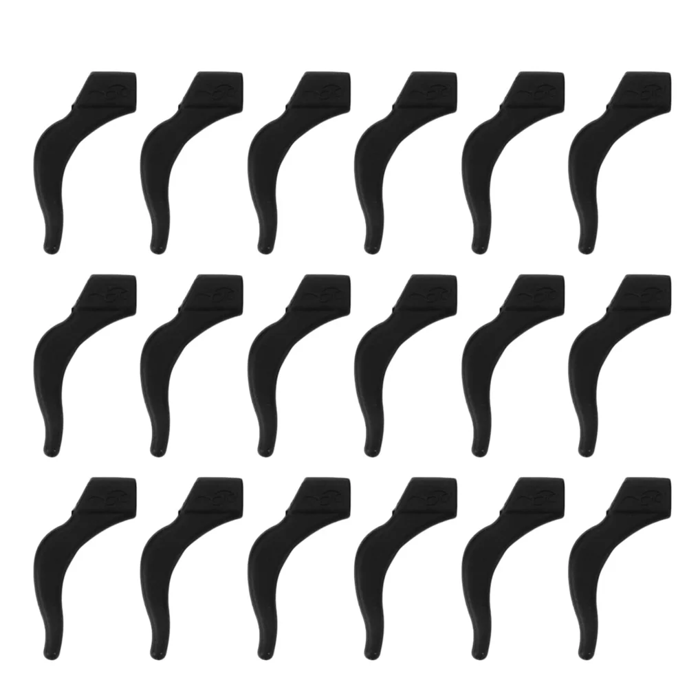

20Pairs Flexible Soft Silicone Glasses Leg Sets Anti Ear Hook Kit for Running Strenuous Exercise Daily Wear Sunglasses Set