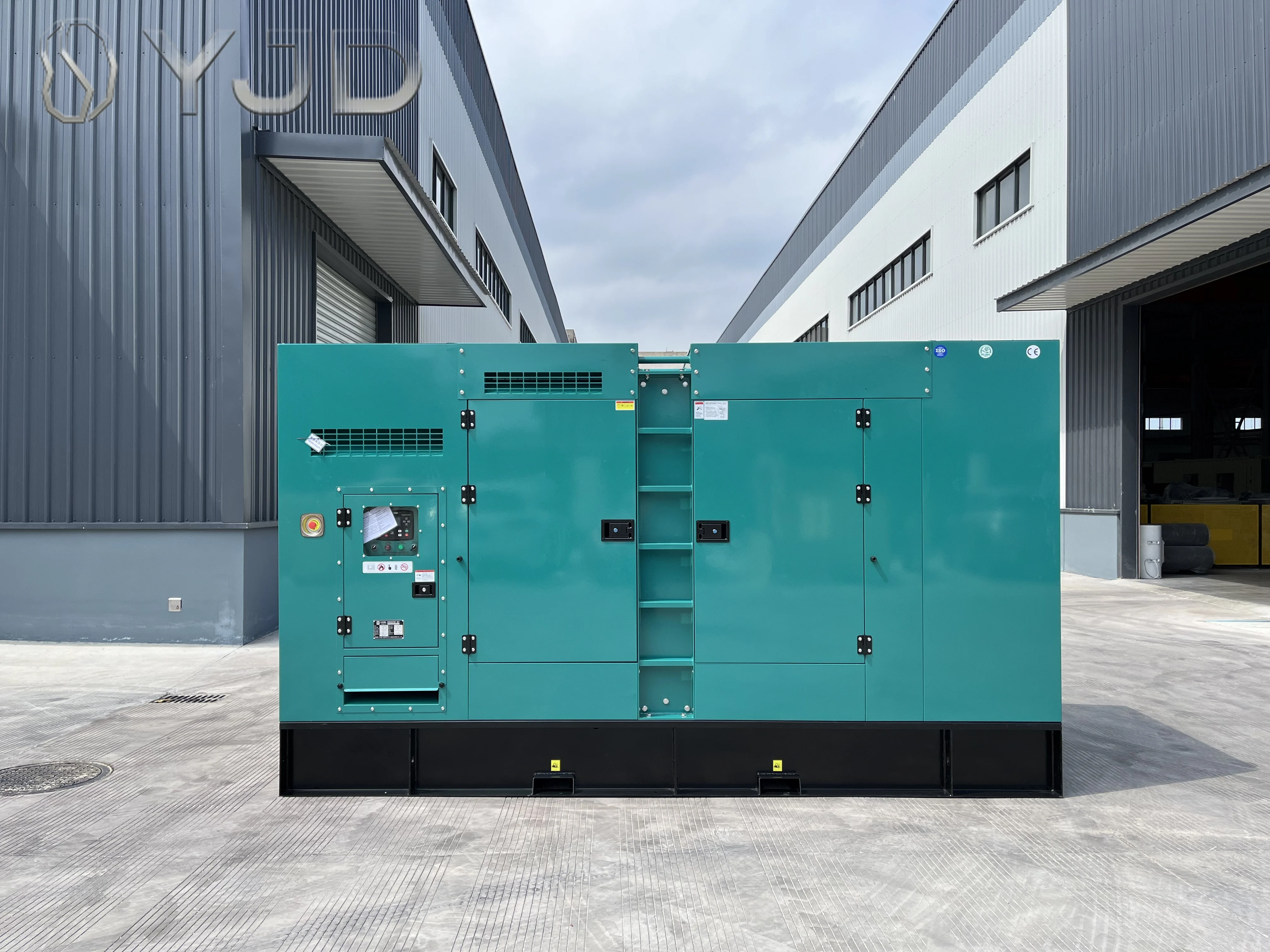 For UKperkins Engine 3 Phase 600 kW 400kva 24V DC Electric Start Water Cooled Trailer Type Diesel Generator with ATS
